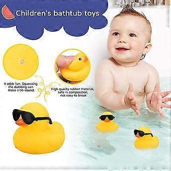 Rubber Duck Sunglasses Kids Backpack - Mini Toddler Bookbag, Water Bottle Pockets, Safety Whistle, Ages 3-8 - View #7