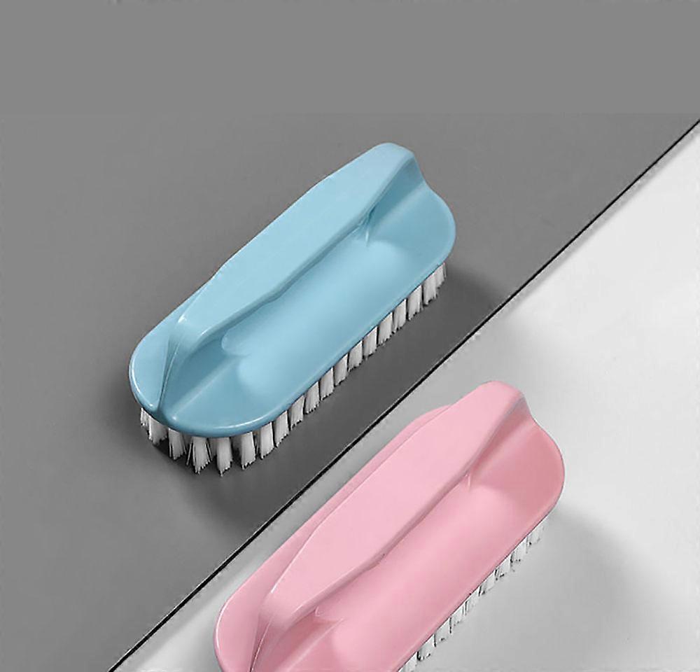 2pcs Scrubbing Brush - Polypropylene - Pink Blue 14.5cm