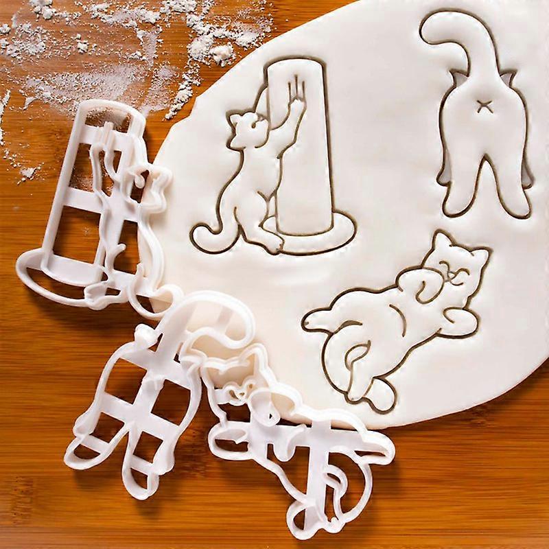 Cat Cookie Cutter - 3 Pieces