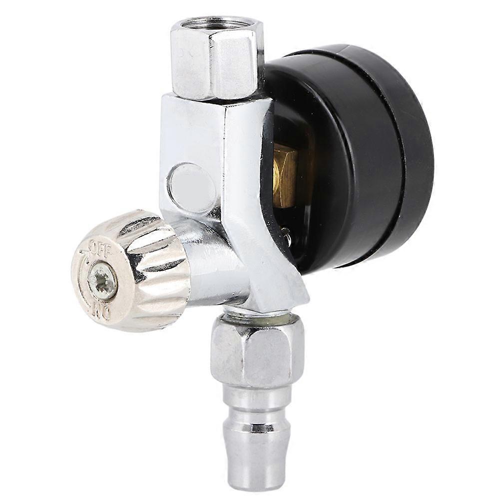 Mini Adjustable Spray Gun Air Regulator With Pressure Gauge Diaphragm Control Auto Paint NO.76815