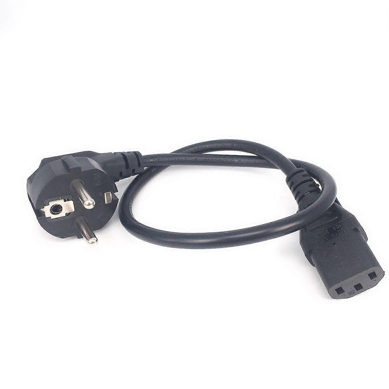Power Cable C079, European Plug, Germany, France to IEC C13, 0.2m/0.5m, IEC C13