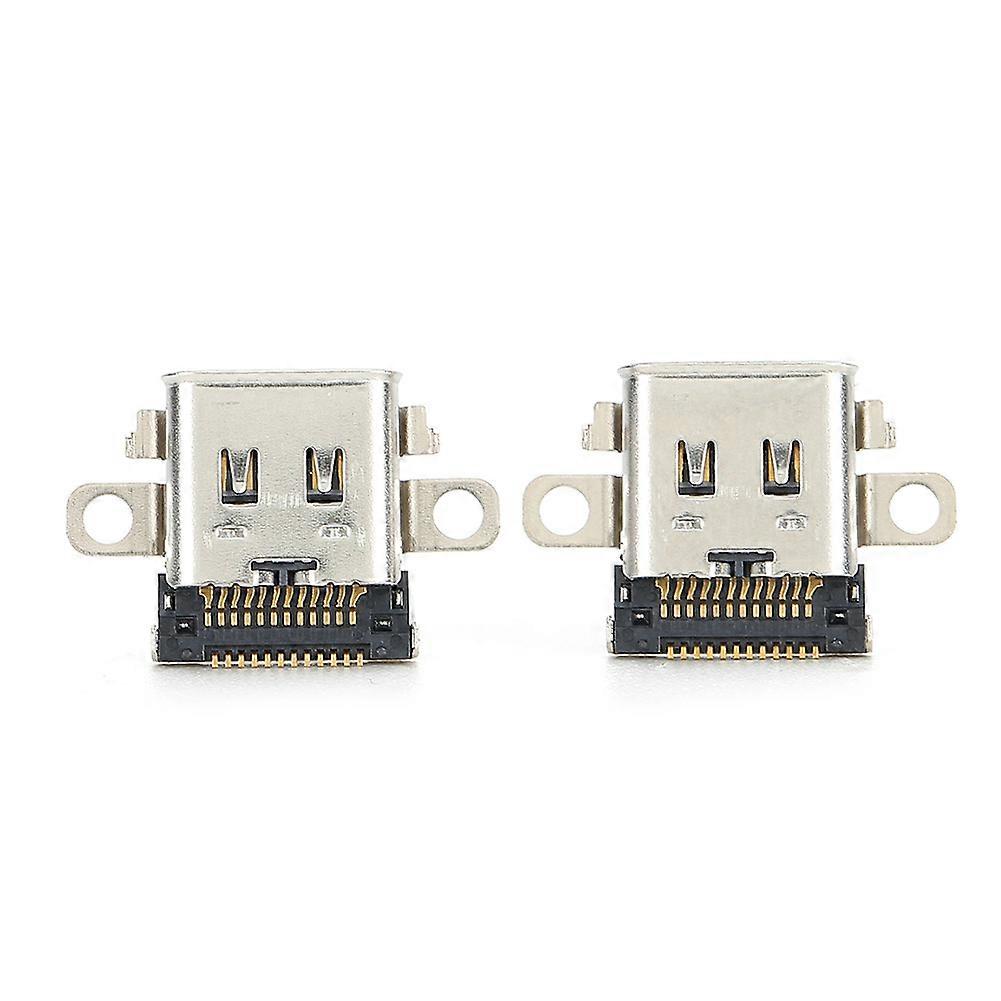 2pcs Charge Port Interface For Nintendo Switch Ns Game Machine Power Supply Typec