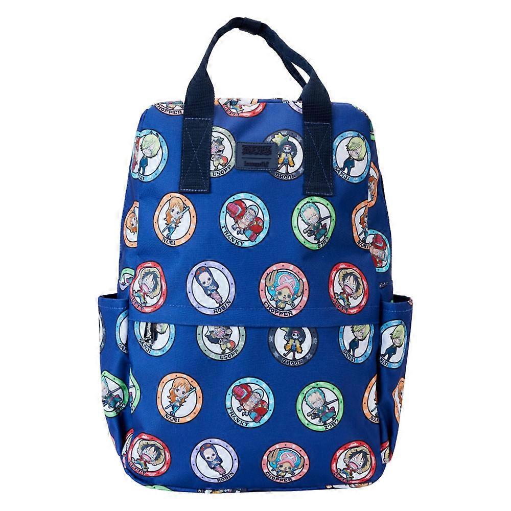 Loungefly One Piece Characters AOP FullSize Nylon Backpack
