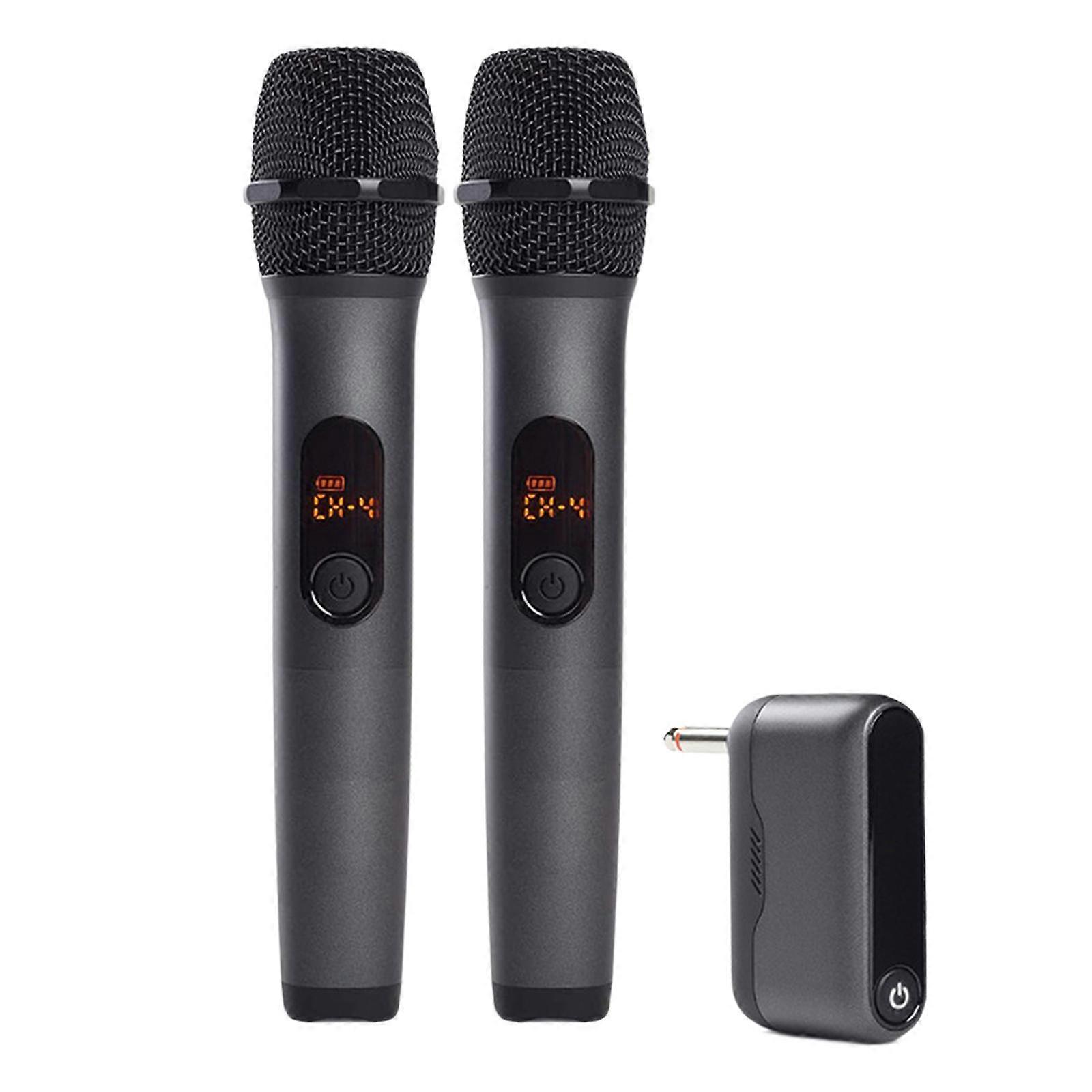 Cordless Microphone with Receiver Portable for Meeting, Performance