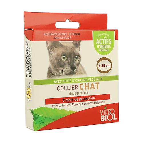 Cat collar (38 cm brown) 1 unit