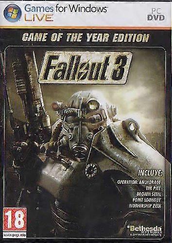 Fallout 3 GOTY (GAME  Add-Ons) - PC CD - New & Sealed