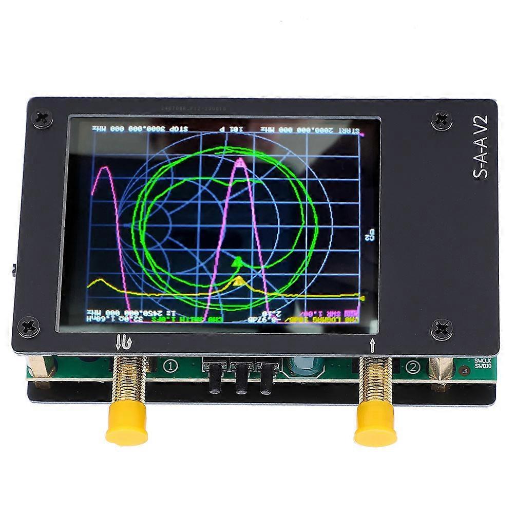 3G Vector Network Analyzer SAA2 VNA V2 - Analisador de Antena Portátil de 3GHz para Ondas Curtas HF VHF UHF com Display LCD Touch Screen
