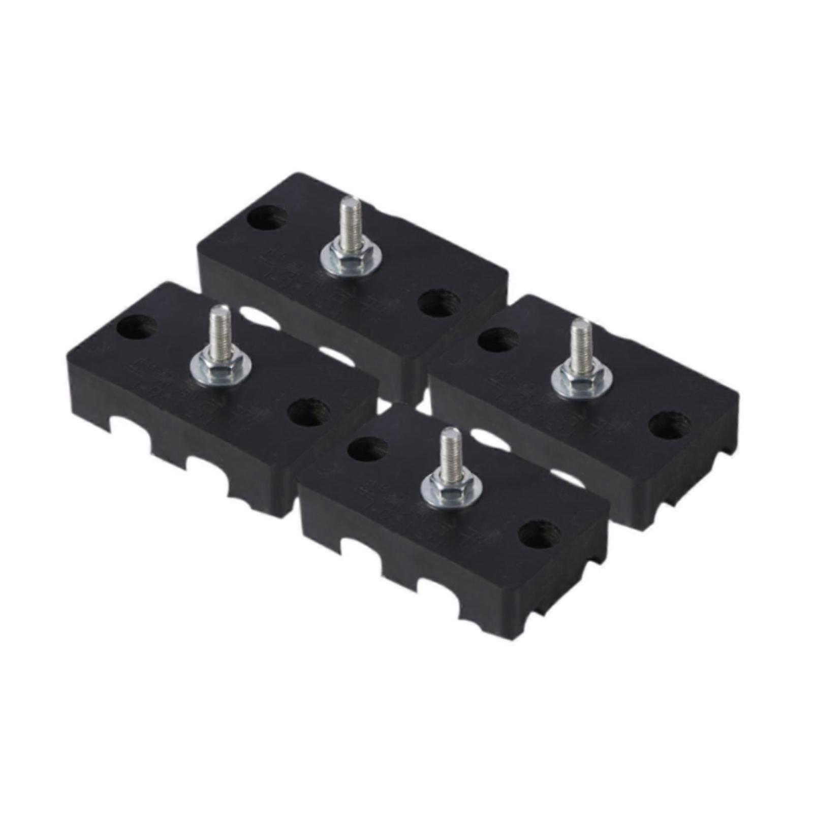 4x Air Conditioning Anti Vibration Pad Shock Pads for Air Conditioner Parts A 100x60x25mm