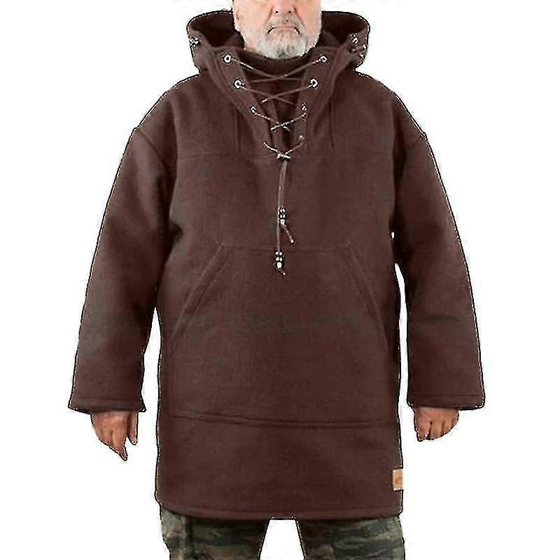 الشتاء الرجال الترفيه سترة مقنعين الصوف معطف ثقيل وقميص من النوع الثقيل