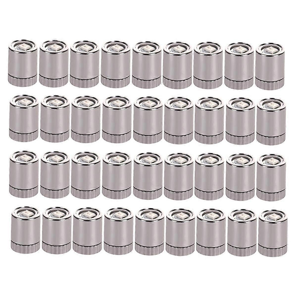 36 قطعة أضواء مصغرة ل ، أضواء LED مصغرة للحرف اليدوية ، أضواء بقعة صغيرة تعمل بالبطارية (أبيض دافئ)