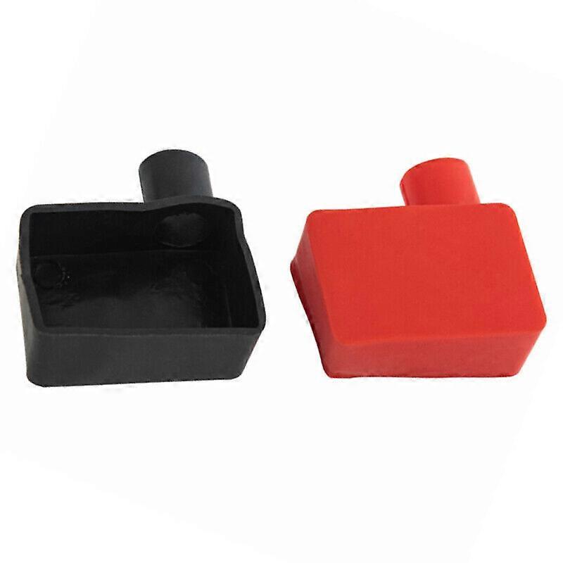 Pair Battery Car power connector Terminal Cover Black & Red Cap s Cover Insulator Rubber Terminal Wire 2 Pcs Brand New
