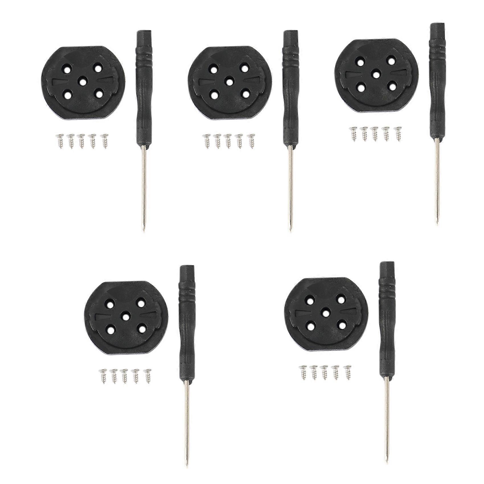 For Cycling Meter Bracket Bike Computer Mount Fixed Base Male Seat Repair Part, 5Pcs Repair with To