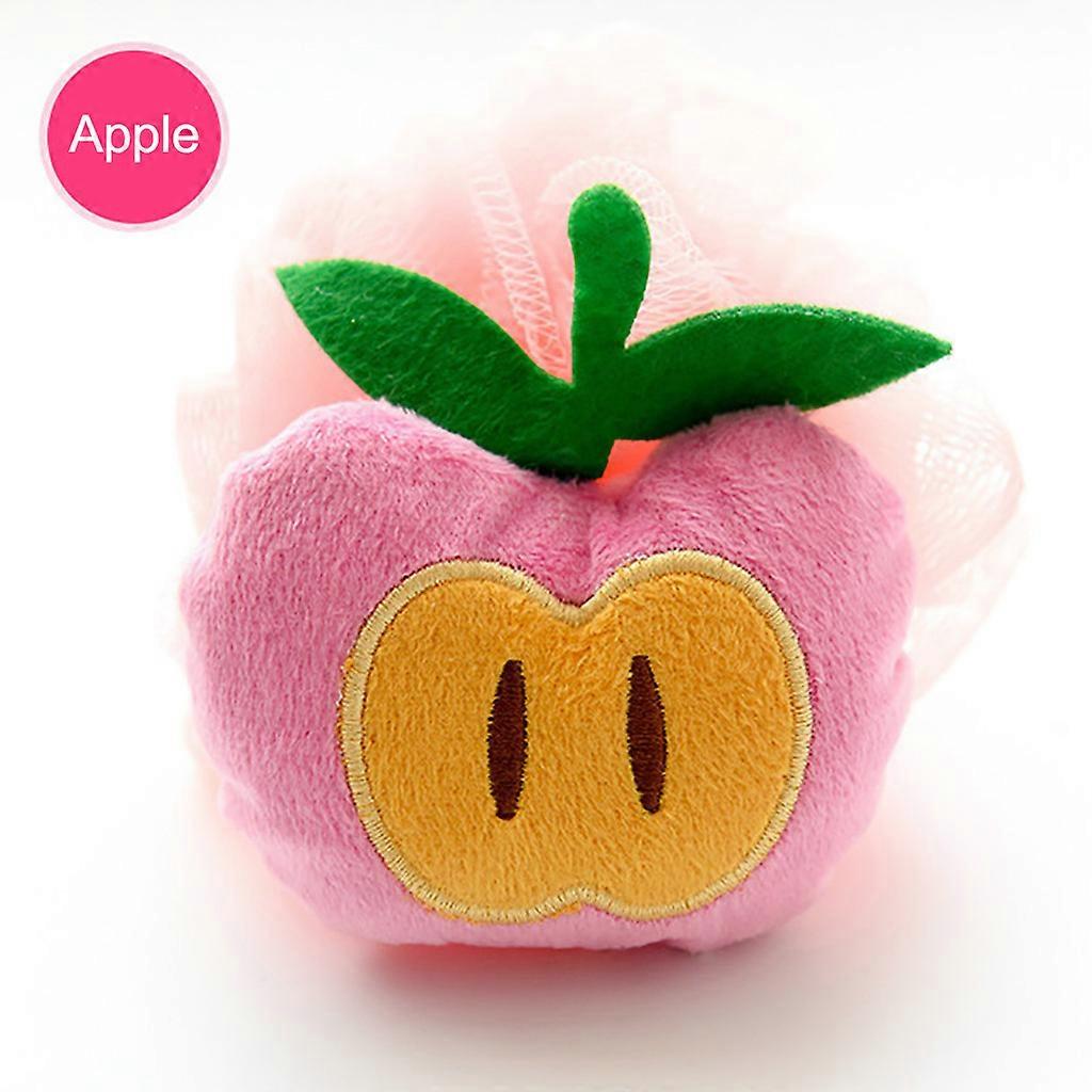 Fruit Shape Bath Bath Ball Bath Flower Bubbling Ball Bath Wipe Off Exfoliation