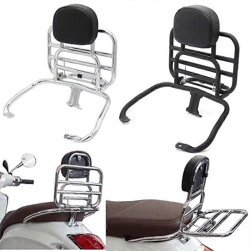 chrom / černá nosič zavazadel zadní oplechovaný pro piaggio gts 300 250 125 VŠE