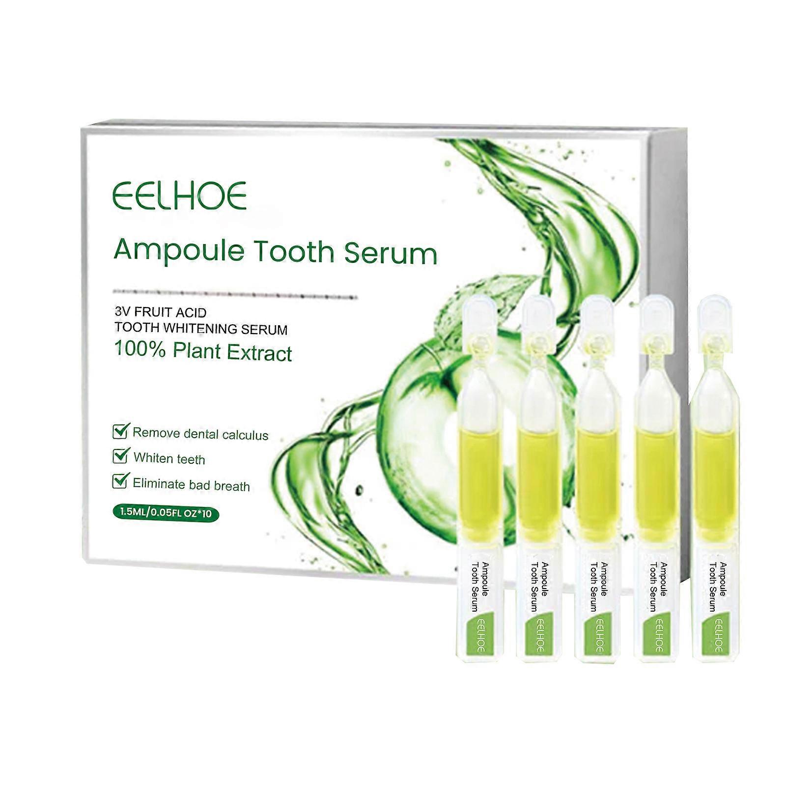 10pcs Eelhoe Ampoule Toothpaste, Ampoule Tooth Serum, Ampoule Essence Toothpaste
