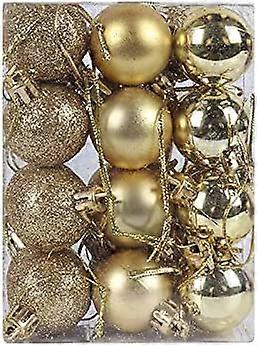 Julprydnader Boll Julgransdekorationer Bollfest Hängande Boll (Silver24st)