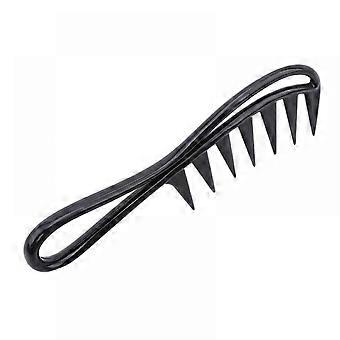 Wide tooth curling comb, anti-static handmade strand comb, hairstyle comb