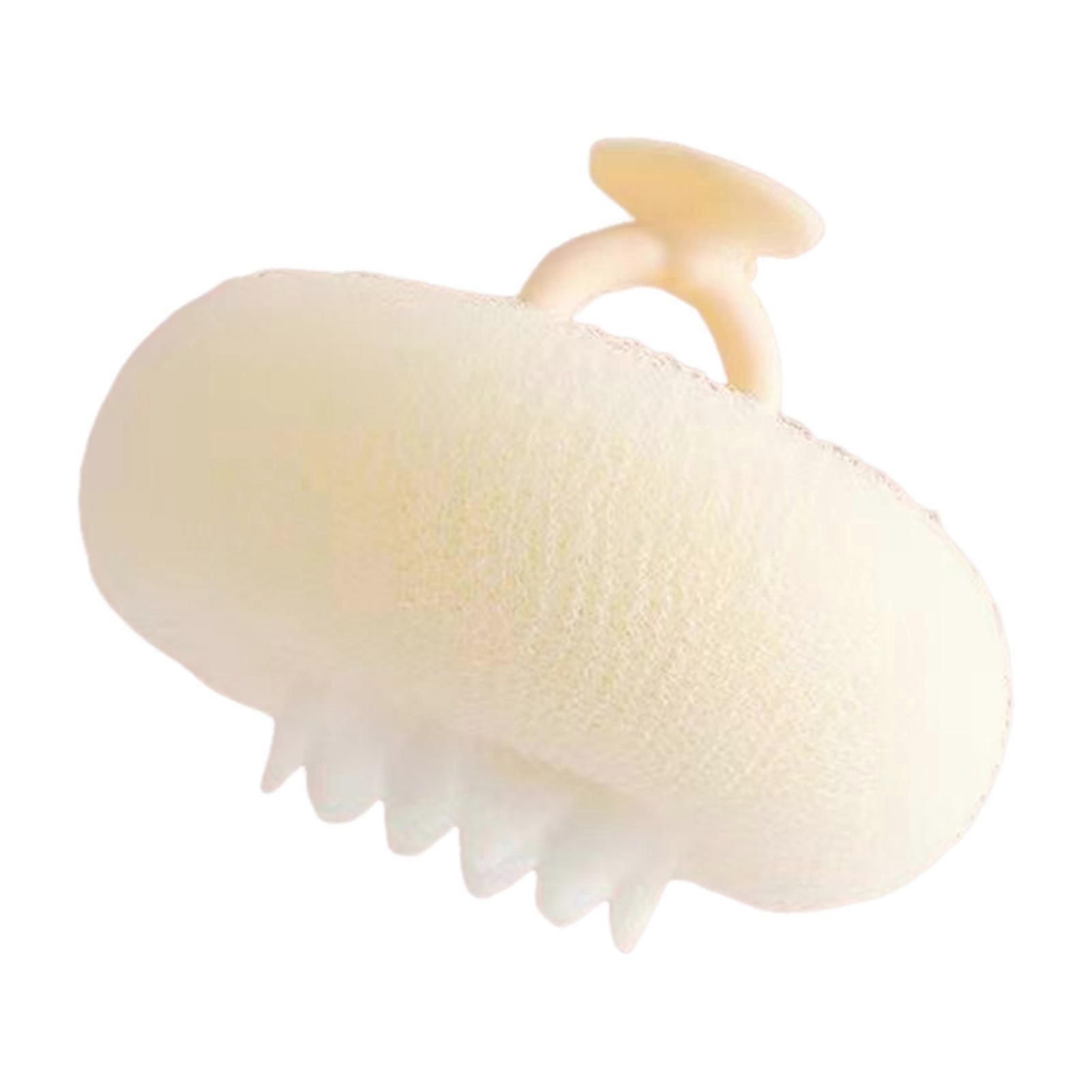 Auringonkukkakylpyharja imukuppirenkaalla Super Soft 2-in-1 kylpypalloa puhdistava hierontahieronta kuoriva suihkusieni