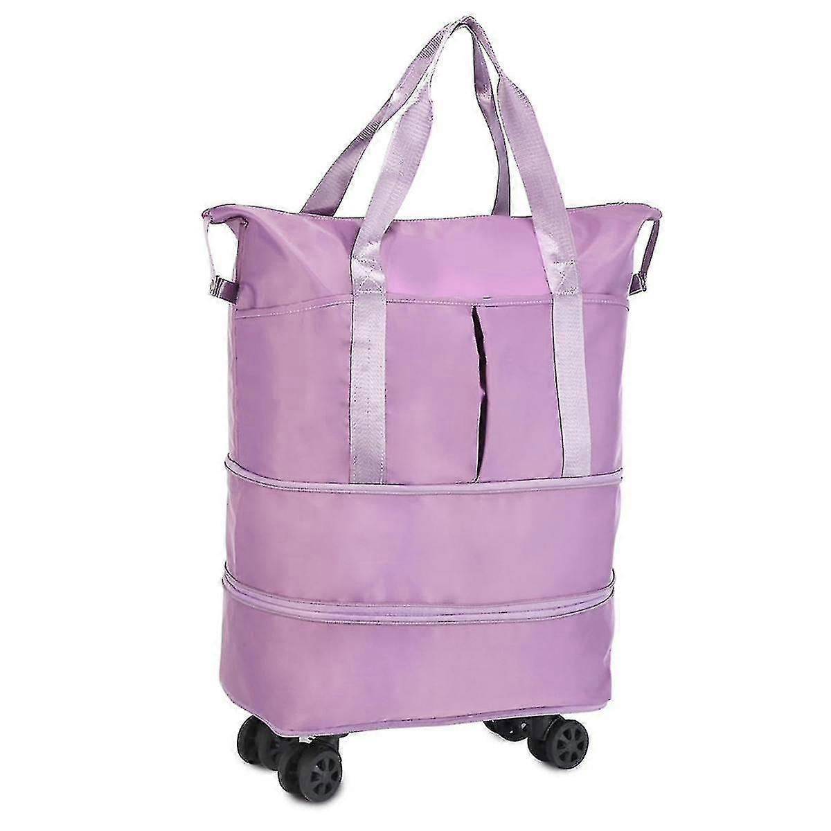 Pyörillä varustettu matkalaukku, laajennettava taittuva matkalaukku pyörillä matkustamiseen, pyörillä varustettu matkalaukku, B