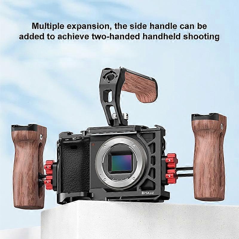 For Sony A6500/A6400/A6300/A6000 Camera Metal Cage Expansion Mount Stabilizer