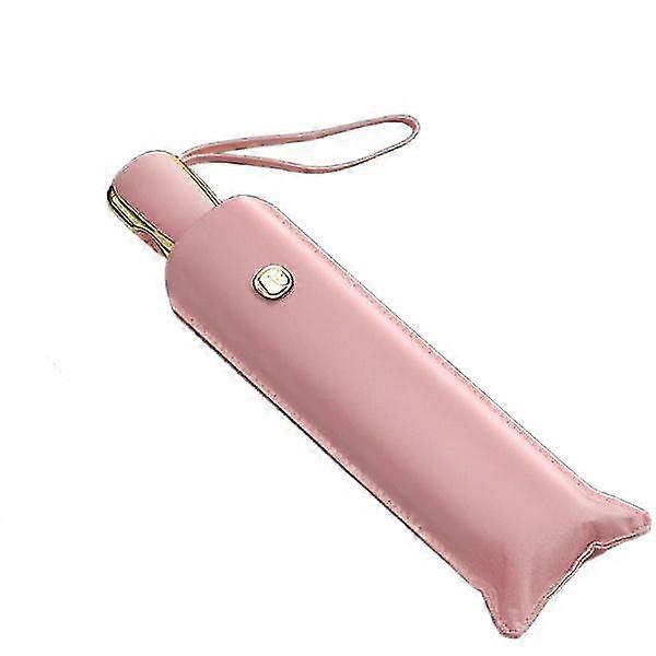 Ultralight Umbrella Creative Automatic Sun Umbrella(Pink)