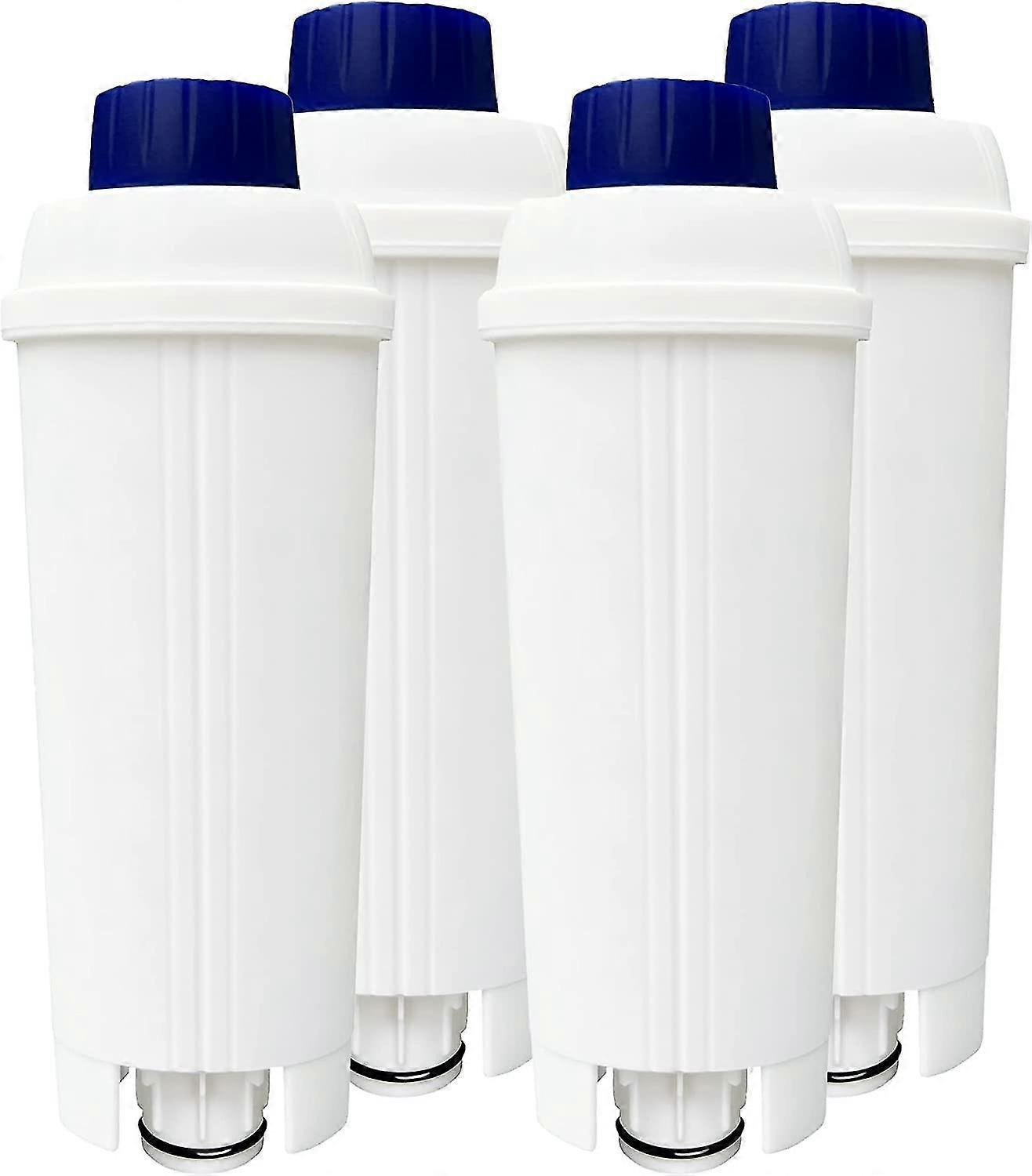 4 Pack De'longhime Replacement Coffee Maker Water Filter With Activated Charcoal Softener For De'longhime Coffee Maker Cartridge Dlsc002 Ecam,esam, Et