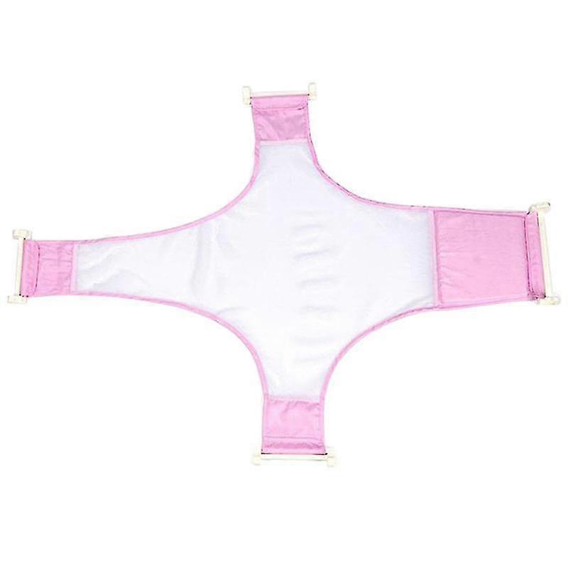 Newborn Infant Baby Bath Adjustable Antiskid Net Bathtub Sling Mesh Net Accessories New