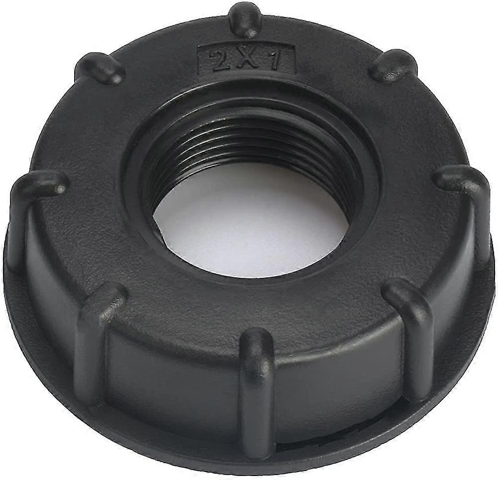 Ibc Tank Adapter S60x6 Coarse Thread Cap To 1" Garden Hose Connector