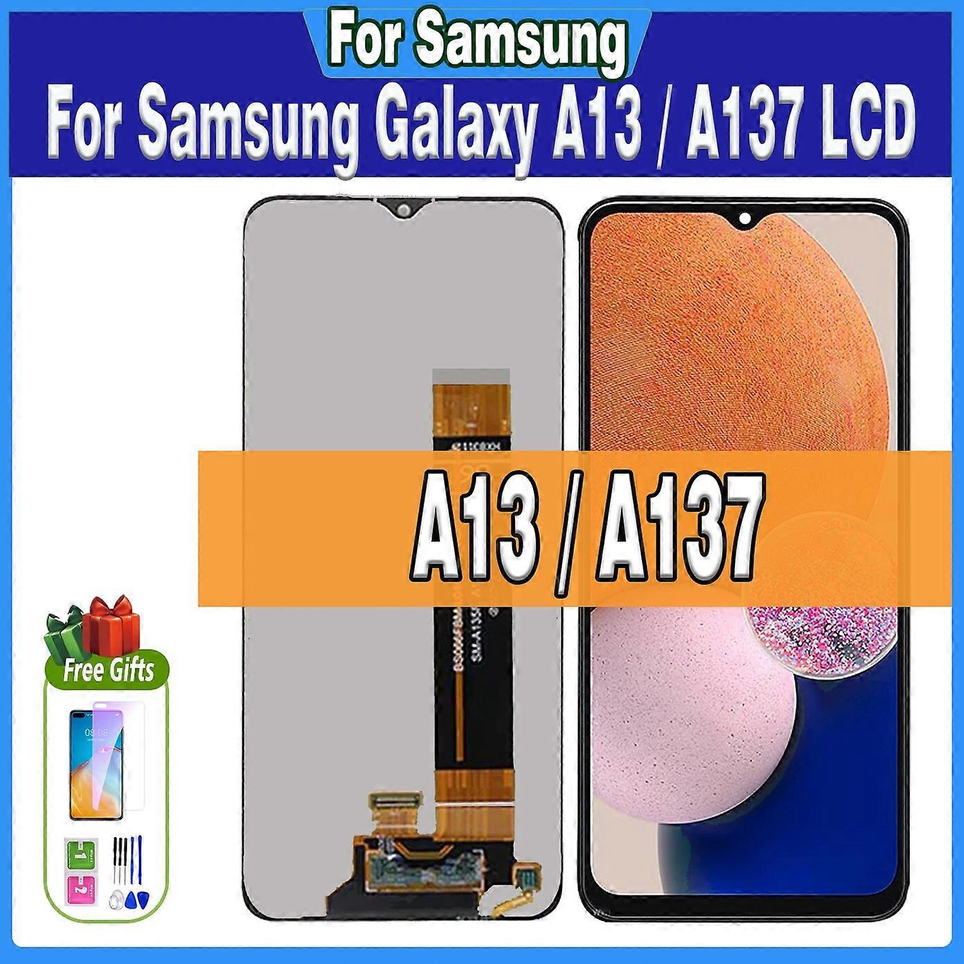 Tested 6.6"For Samsung Galaxy A13 SM- A137 LCD A137F/DSN Display Touch Screen For Samsung A137F A137F/DS LCD Digitizer