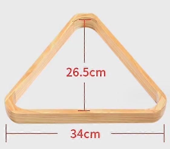 Billiard Ball Set 16 Ball Durable Synthetic Resin Pool Billiard Triangle Frame Billiards Snooker 16 Balls Triangle Rack TA