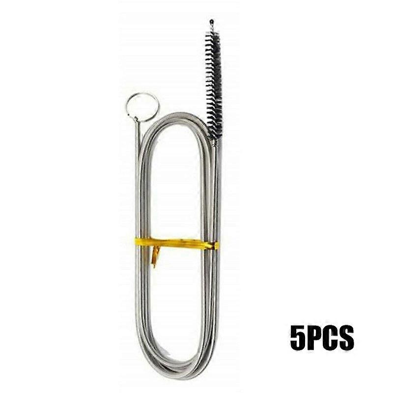 Long Flexible Refrigerator Scrub Brush Nylon Stainless Steel 155cm Total Length