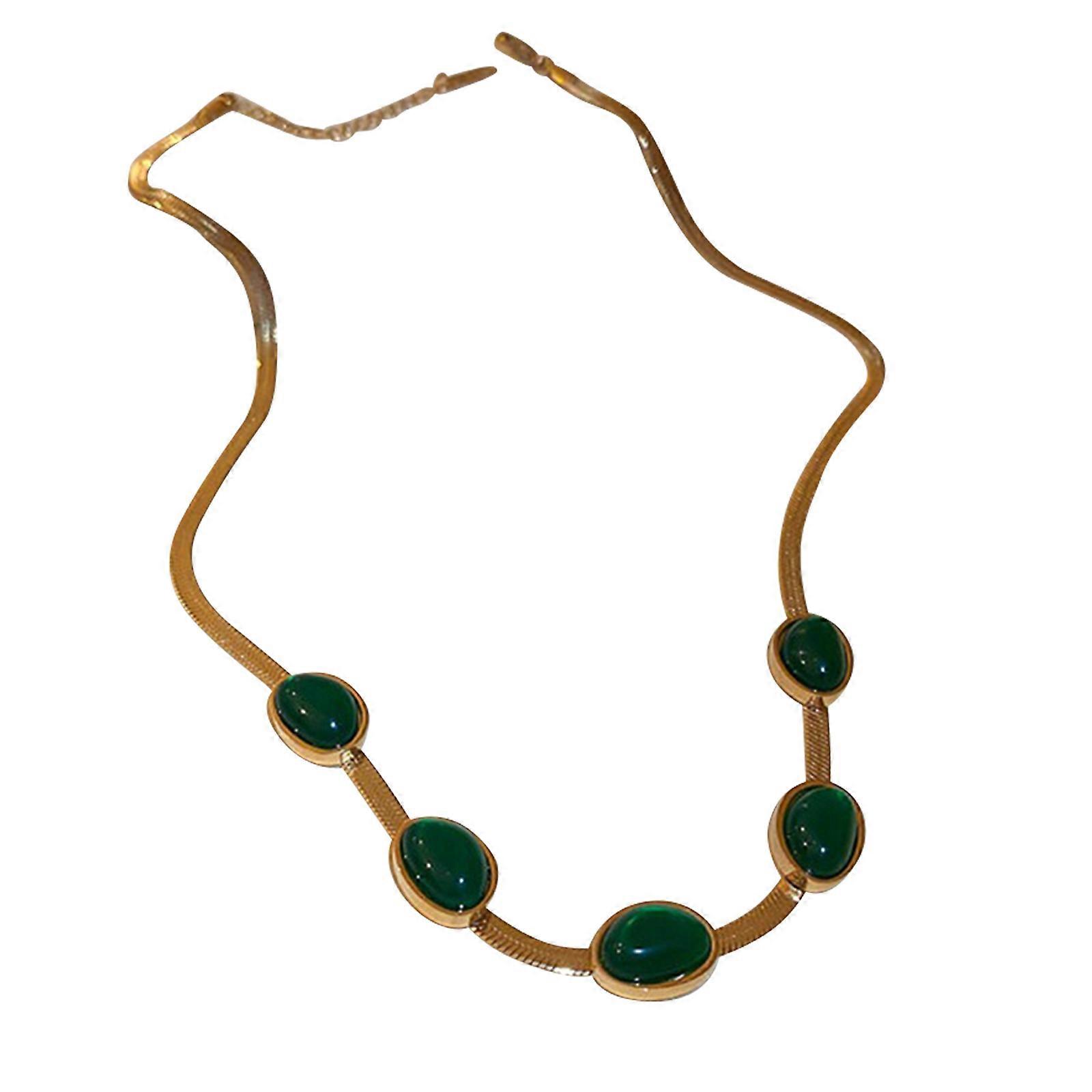 Sophisticated Emerald Cut Pendant Necklace in Titanium