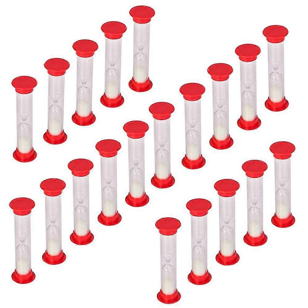 30 Sec Sand Timer Clessidra Sandglass Clock Countdown Bulk Toy Set Giochi per bambini Pacchetto di 20 (bianco San