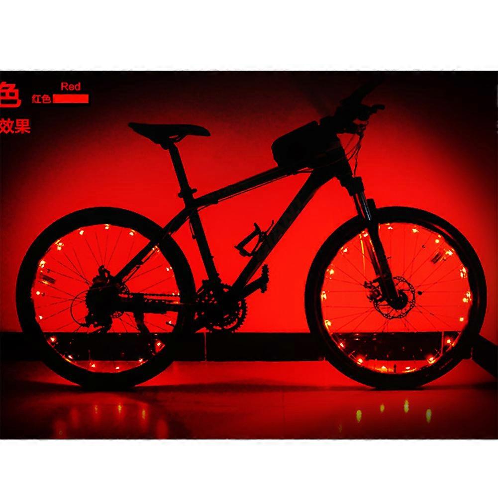 LED Bicycle Wheel Lights for Night Cycling with 20 High-brightness LEDs and 3 Flashing Modes