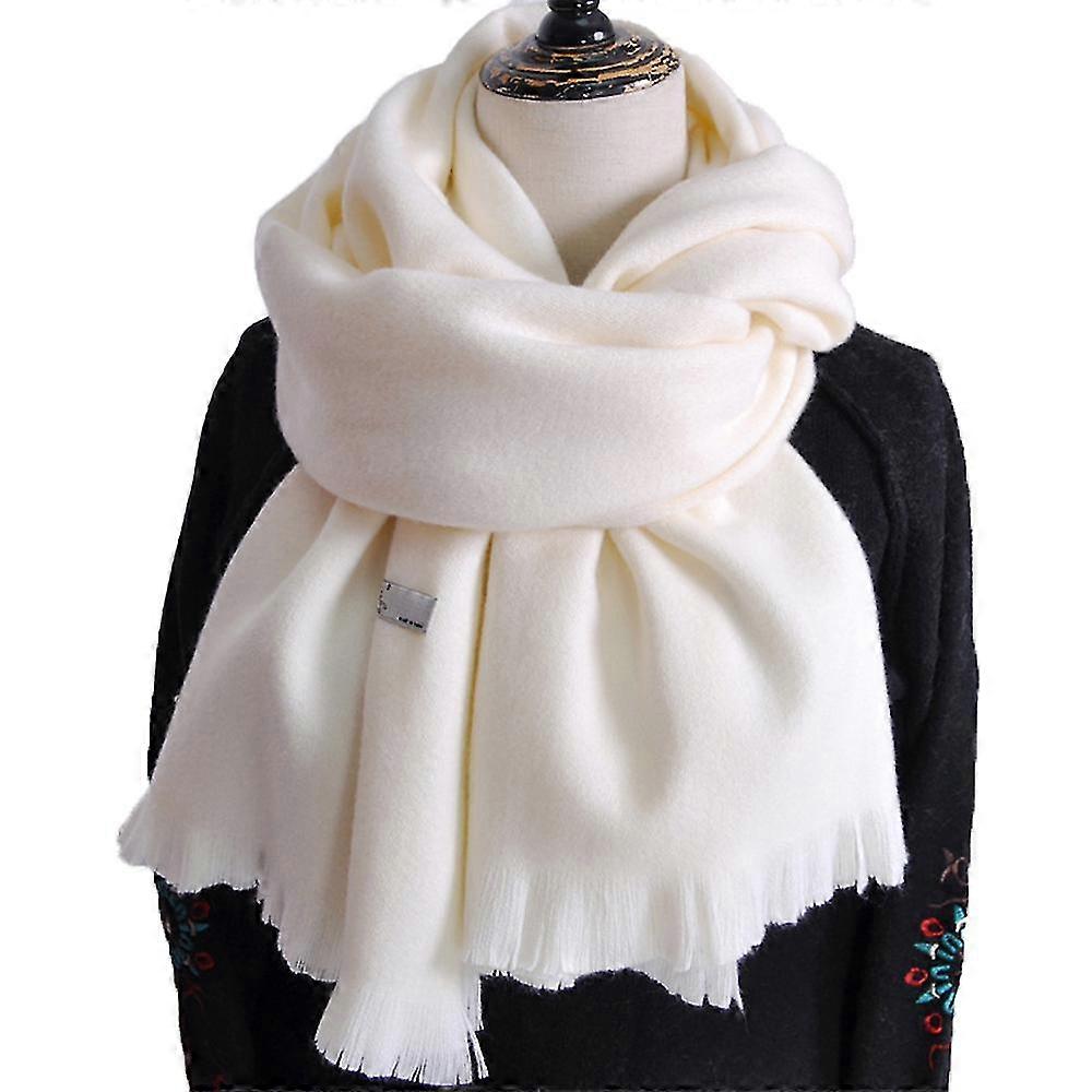 Moda Kaşmir Eşarp Kadınlar Erkekler için, Büyük Yumuşak Sıcak Kış Şallar ve Wraps Düz renk Noel Hediyesi