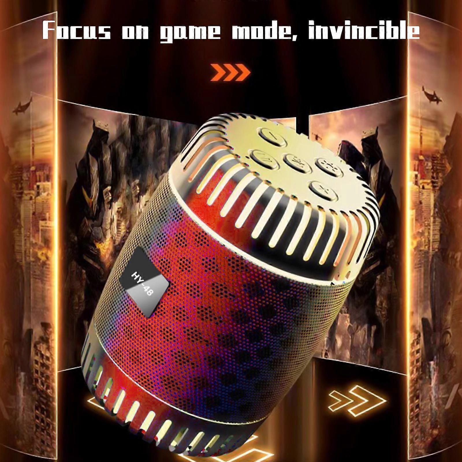 LED Colorful Wireless 5.0 Bluetooth Speaker Speaker Subwoofer High Volume Hifi Sound 32g Extended Storage