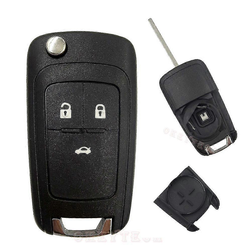 Flip Key Folding Remote 2 3 Button Car Key Fob Shell Case For Opel Chevrolet Vauxhall Astra H J Insignia G Vectra C Mokka Zafira