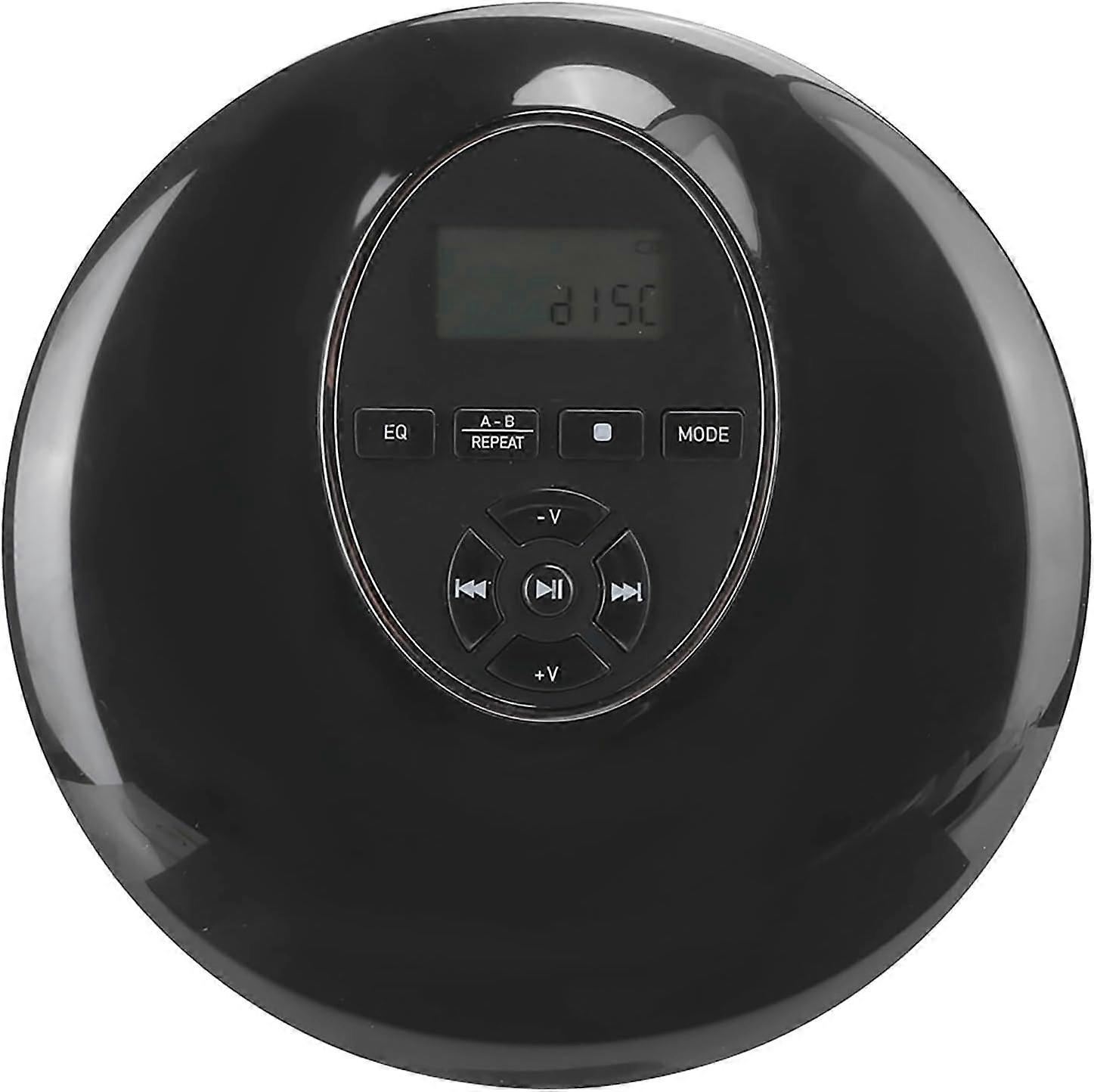 Portable Q50 CD Player, HD Repeater, LCD Display, Stereo Earbud