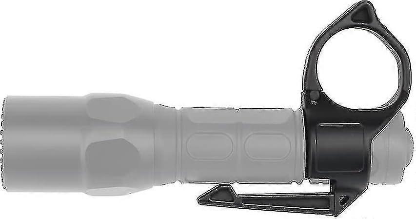 Taskulampun rengas, 1 tuuman tatcical taskulampun sovitinrengas taskupidikkeellä taskulamppu sormen vapautusrengas varmaan taskulamppuun