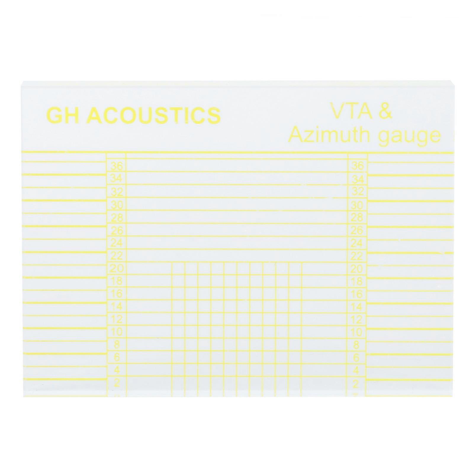 Phonograph Tonearms VTA Azimuth Gauge Alignment Block Ruler Headshell Aligning Accessory