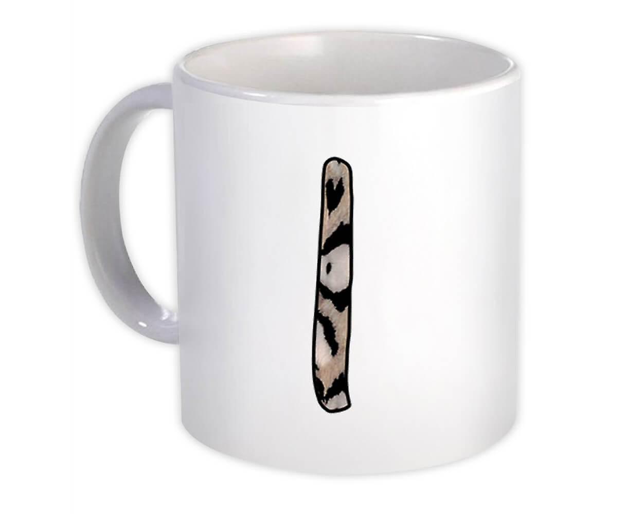 Gift Mug: Monogram Letter I Cheetah
