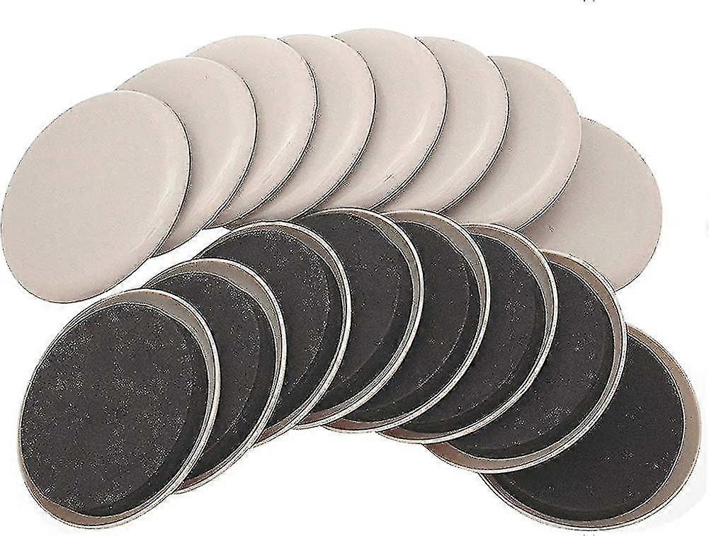 16ピース再利用可能な家具グライドとカーペット表面用3.5インチ/ 89ミリメートルを滑空