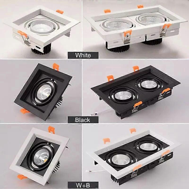 ניתן לעמעום led downlight cob תאורת ספוט לתקרה 10w 20w 30w תקרה תאורה שקועה תאורת פנים ac110v-220v תאורה מסחרית