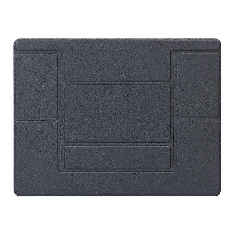Desktop Laptop Stand Holder Base Computer Bracket Dock Leather Foldable Support