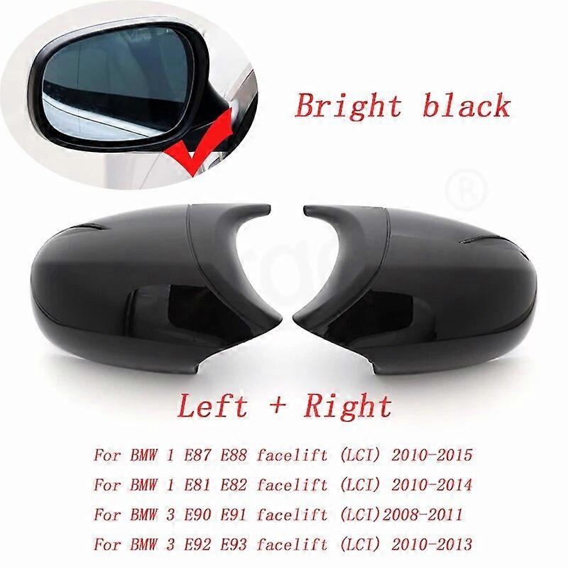 Side Rearview Mirror Cap Wing Mirror Cover Fit For BMW E90 E91 2005-2011 E92 E93 2006-2013 E81 E82 E88 E87 E88 Car Accessories
