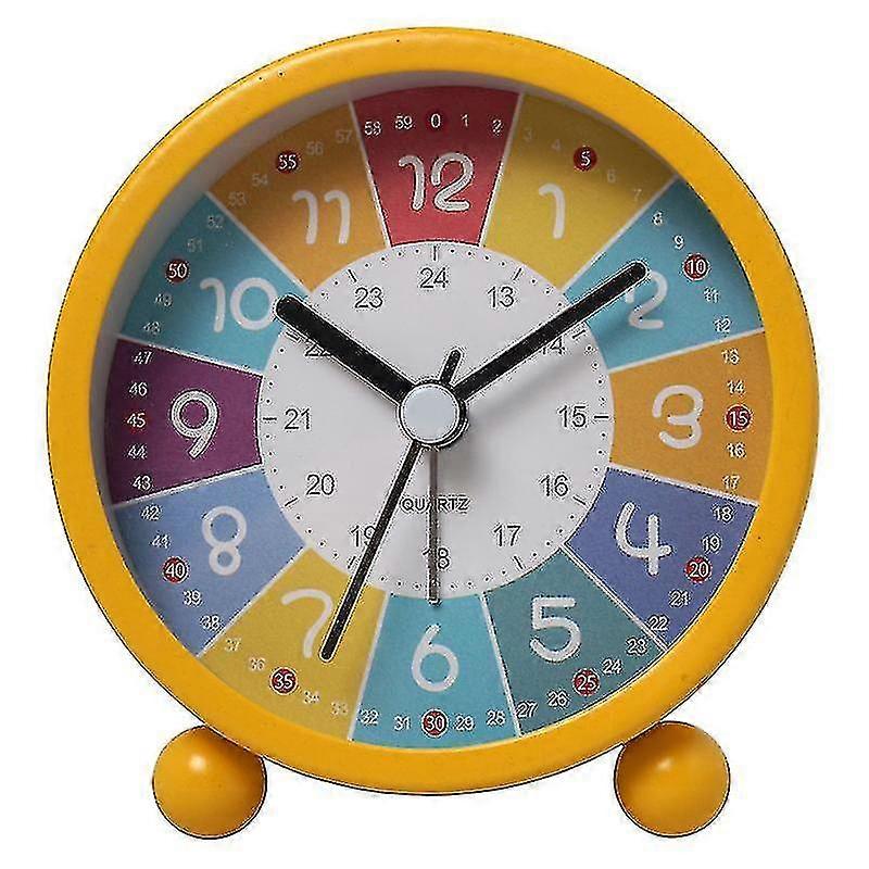 Kids Learning Clock - Telling Time Teaching Clock - Analog väggklocka för barnens sovrum