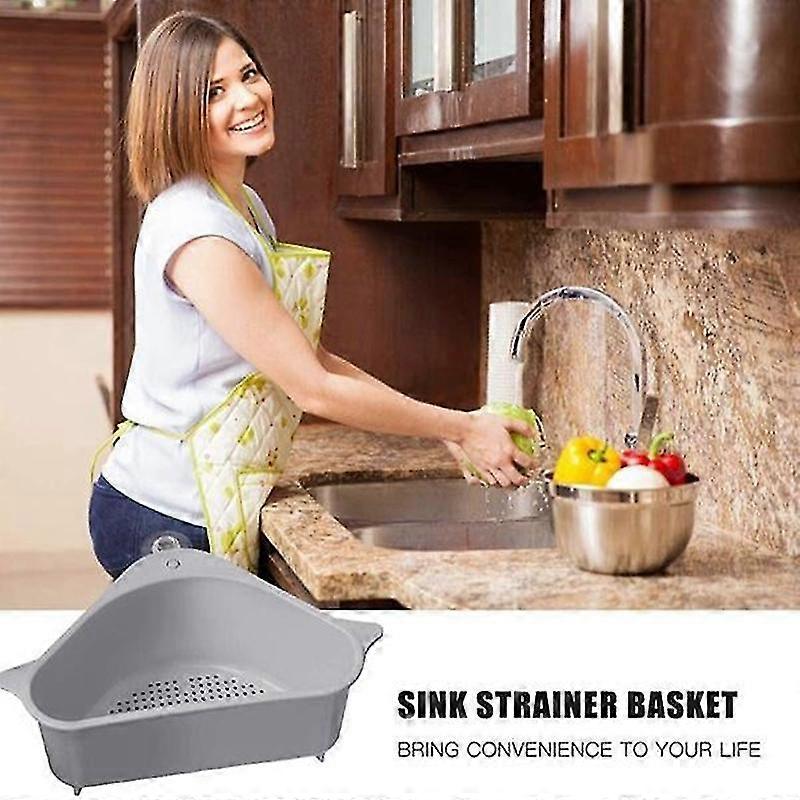 Kitchen Sink Draining Rack Fruit Vegetable Drainer Multifunctional Sink Strainer
