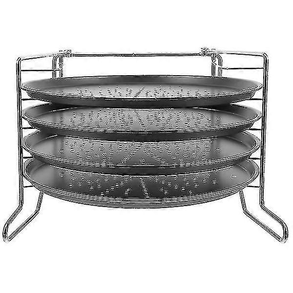 1 Set Pizzabackformen mit Löchern rundes Pizzablech Home Kitchen