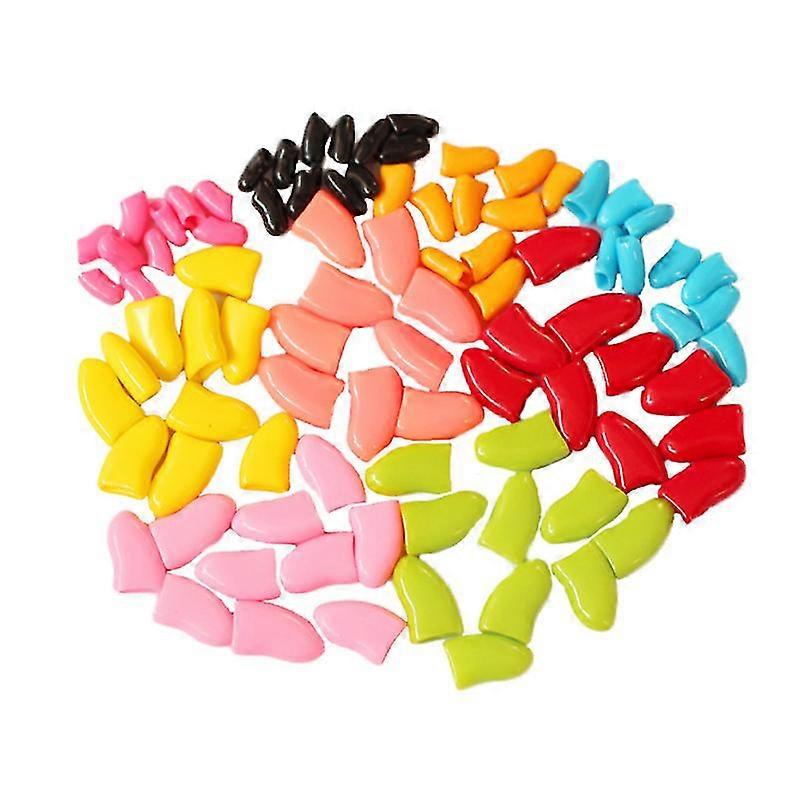 140pcs Pet Nail Caps-c