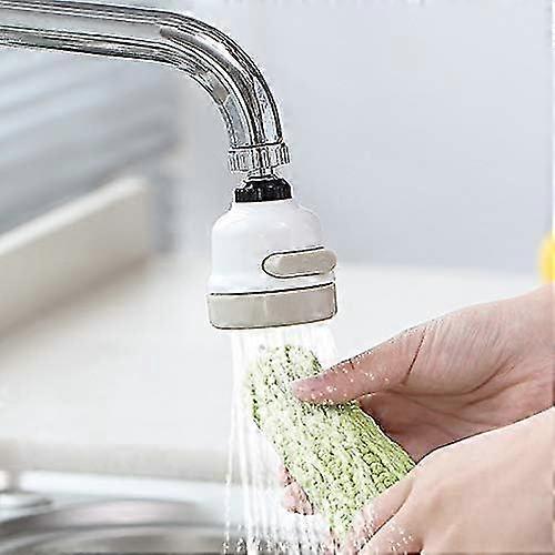360 Degree Movable Kitchen Faucet Head- Aerator Bubbler -water Saving -bath Nozzle Filter Tip- 3 Modes Adjustable Shower Head Filter Sprayer Compatibl